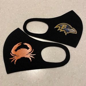 FACE MASK “ RAVENS/CRABS” COMBO